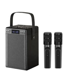 <span class=keywords><strong>Enceinte</strong></span> <span class=keywords><strong>Bluetooth</strong></span> Extra Bass Avec Amplificateur <span class=keywords><strong>Intégré</strong></span>, Baffle <span class=keywords><strong>Bluetooth</strong></span> Portable Karaoké Avec 2 Micros Sans Fil - Product Image 1