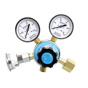 โรงงานเครื่องมือเซี่ยงไฮ้เทียนชวน รุ่น YQY-12 เครื่องปรับแรงดันออกซิเจน 1.5Mpa แบบขั้นตอนเดียว ตัวลดแรงดันแก๊สทองเหลือง - Product Image 2