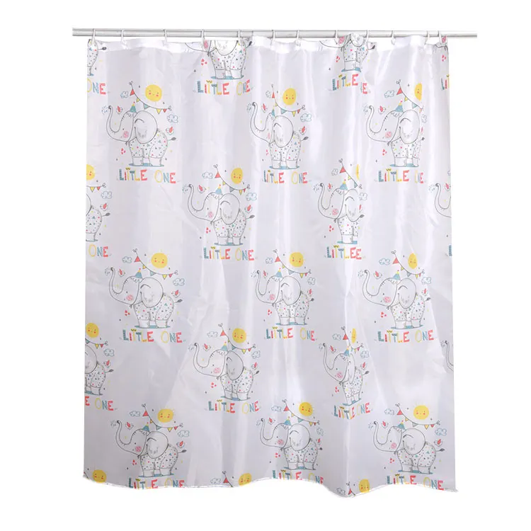 Hot sale best quality custom printed shower curtain funny shower curtains