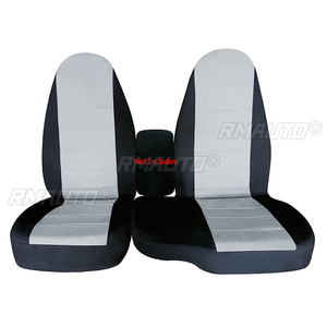 2 housses de siège avant 60/40 à dossier haut pour Ford Ranger, sans housse d'accoudoir, 1998-2003 - Product Image 2