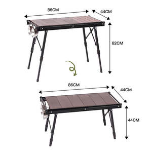 Mesa de Picnic Plegable de Aluminio Rectangular Portátil para Exteriores, Ideal para Fiestas y Eventos, a Bajo Precio - Product Image 6