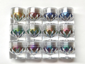 Chameleon Multi-Color Shift Magnetic <b>Cat</b> Eye Pigment Aurora Chrome Powder for DIY Manicure UV Gel Epoxy Resin Craft Decoration - Product Image 2
