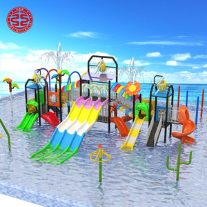 Équipement de jeux aquatiques pour enfants, équipement de <span class=keywords><strong>parc</strong></span> d'attractions commercial pour enfants, toboggan, aire de jeux aquatique - Product Image 1