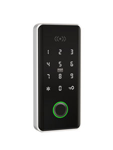 Cerradura Digital Electrónica Comercial de Aluminio Plateado con Huella Dactilar para Hotel, Dormitorio, Motel y Taquillas Metálicas - Product Image 3