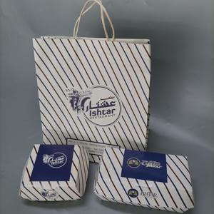 Cajas de papel desechables de 1mm para embalaje de comida rápida con logotipo personalizado alto para <span class=keywords><strong>sushi</strong></span> para pastel de manzana - Product Image 1