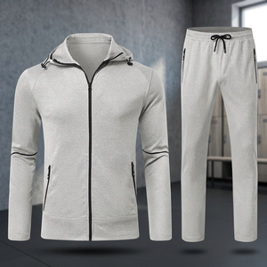 Conjunto Deportivo Ligero de Dos Piezas para Hombre, con Logotipo Personalizado Premium 2026, Transpirable, para Gimnasio - Product Image 4