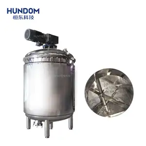 Factory direct-sale stainless steel vacuum pressure mixer alcohol stirred batching tank industrial reactor with glass sight