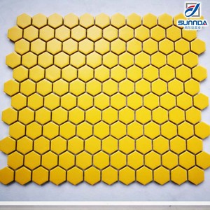 Los Últimos Azulejos Hexagonales <span class=keywords><strong>de</strong></span> Cerámica <span class=keywords><strong>de</strong></span> Color Rosa Mixto se Centran <span class=keywords><strong>en</strong></span> <span class=keywords><strong>Paredes</strong></span> <span class=keywords><strong>Interiores</strong></span> y Mosaicos <span class=keywords><strong>de</strong></span> Piso <span class=keywords><strong>en</strong></span> Foshan - Product Image 2