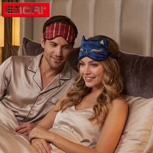 Luxury Full Color Digital Print Satin <b>Eye</b> <b>Mask</b> 21 x 10 cm Custom Breathable Comfortable Faux Silk Sleep <b>Eye</b> Cover - Product Image 6