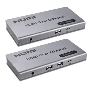 Extensor HDMI Justlink, extensor HDMI KVM sobre TCP/IP de hasta 120M a través de un solo CAT5e/6/7 para PC DVD STB PS3 Full HD 1080P