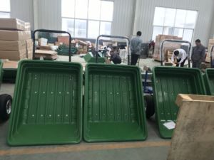 รถเทรลเลอร์รถ ATV พลาสติกสองล้อรถเข็นสาลี่สำหรับสวน - Product Image 3