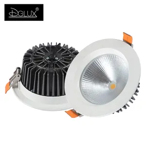 DGLUX好产品COB发光二极管嵌入式筒灯铝防眩光10 15 20 30 40瓦发光二极管筒灯