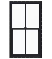 Ventana corredera de PVC de vinilo blanco de alta calidad, líder en la industria, con rejillas/rejillas