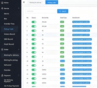 Système de casiers intelligents avec API et logiciel multifonctionnel pour casiers à colis et clés, logiciel OEM, contrôle à distance et gestion des paiements