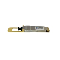 Modul Optik QSFP-DD 400G MMF 850nm 50 Meter Konektor Serat Tunggal MPO Transceiver Interkoneksi Pusat Data