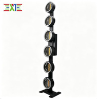 Projecteur de scène PAR en alliage d'aluminium 260W RGBW LED DMX512 de style rétro avec gradation 32 bits pour clubs, églises, mariages, entrepôts et événements