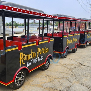 Commercial Trackless <b>Train</b> Scenic Spot Trackless Sightseeing Farm <b>Outdoor</b> Electric <b>Train</b> for Sale Special Transportation - Product Image 3