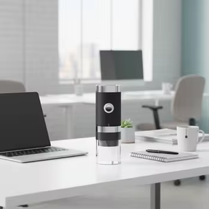 <span class=keywords><strong>Molinillo</strong></span> de Café Eléctrico Portátil de Acero Inoxidable con Carga USB para Uso en el Hogar y al Aire Libre - Product Image 6