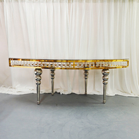 Table de mariage en cristal Offre Spéciale moderne Table d'hôtel et de salle d'événement pour les mariages