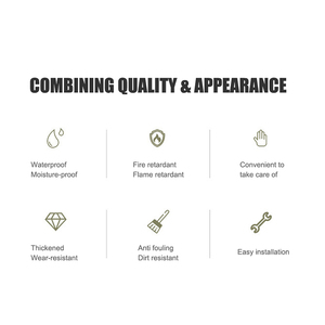 Panneau mural en PVC hautement brillant, autocollant mural en mousse, surface en marbre pour décoration murale - Product Image 5