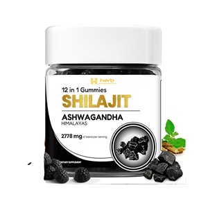 Suppléments à base de plantes de marque privée ODM/OEM Pure Himalayan Shilajit Gummies pour soutien énergétique pour adultes avec dose de 5ml - Product Image 1