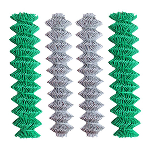 聚氯乙烯涂层农场镀锌6英尺旋风金刚石丝网链节围栏价格 - Product Image 6