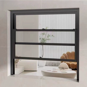 Ventana Moderna de Guillotina Abatible y <span class=keywords><strong>Oscilobatiente</strong></span>, de Aluminio, con Apertura Vertical, <span class=keywords><strong>Mecanismo</strong></span> de Equilibrio por Resorte, Aislamiento Térmico y Magnético - Product Image 3