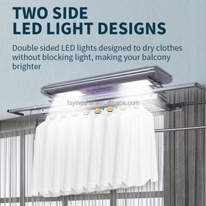 Cảm Biến Ứng Dụng Điều Khiển Nhôm Ban Công Trong Nhà Có Thể Gập Lại Quần Áo Giá Ngân Sách Thân Thiện Trần-Gắn Giặt Khô Từ Xa - Product Image 3