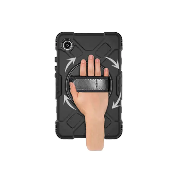 [360 étui pour tablette rotatif] Protection antichoc béquille Silicone Pc tablette couverture étui pour tablette pour Samsung Tab A9