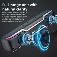 Haut-parleur Bluetooth lumière Led pour PC Soundbar Gaming Haut-parleurs Bluetooth