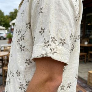 Hawaiian <b>Shirt</b> Bulk Assorted Embroidered Casual <b>Shirts</b> Good Quality Custom Grafic Desgin <b>Shirt</b> Men <b>Half</b> Sleeves <b>Buttoned</b> <b>Shirt</b> - Product Image 4