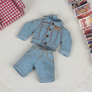 Zsiga Ga Zi Jie – vêtements de poupée, tenue en jean, échelle 1/8, jean réversible de 20cm pour garçons - Product Image 1