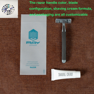 Ensemble complet de produits de salle de bain de luxe pour hôtel, kit dentaire jetable en vrac OEM, shampoing, bonnet de douche, rasoir, forfait de service pour maison d'hôtes - Product Image 3