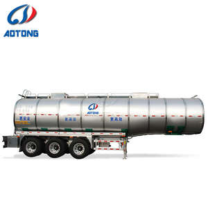 45000 Litres Réservoir de transport de carburant Semi-remorque Prix bon marché 2/3 Essieux Remorque de camion-citerne de mazout en acier d'occasion à vendre - Product Image 4