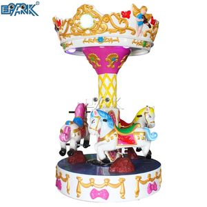 Carrusel Musical para niños Merry Go Round Mini máquina de juego que funciona con monedas para entretenimiento Material plástico a la venta - Product Image 1