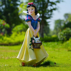 Statua da Giardino in Resina di Fibra di Vetro da 1,2 M per Esterni, Decorazione Biancaneve e i Sette Nani - Product Image 2