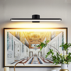 Applique murale LED moderne en fer 12W, CRI 95 élevé, étanche IP44 pour salle de bain et salon - Product Image 3