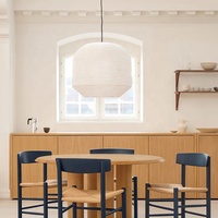 Lanterne en papier, lampe suspendue pour restaurant, lampe en papier de riz Washi faite à la main, style japonais Zen, pour salle de thé