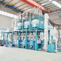 Machine de fraisage de maïs 50 tonnes par jour Prix des fraiseuses de farine de maïs à vendre en Ouganda au Kenya
