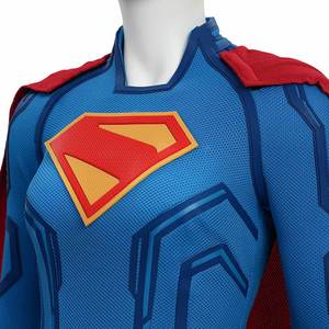 Nuevo Disfraz de Super Girl Deluxe para TV y Cine con Cubrecalzados y <span class=keywords><strong>Capa</strong></span> para Halloween - Product Image 5