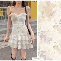 WF vente en gros personnalisé imprimé fleuri 98% Poly 2% Spandex imprimé numérique doux Satin soie tissu pour filles 100% polyester matériel