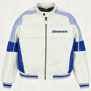 Blouson aviateur en <span class=keywords><strong>cuir</strong></span> pour <span class=keywords><strong>homme</strong></span>, Blouson de course CE, Fabricants de vêtements, Blouson en <span class=keywords><strong>cuir</strong></span> personnalisé pour <span class=keywords><strong>homme</strong></span>, Fournisseur de premier plan - Product Image 2