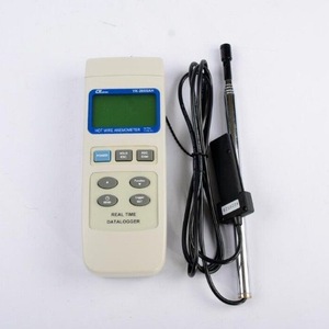 Anémomètre à fil chaud Yk-2005ah, compteur numérique de vitesse du vent avec mesure de la température et du débit d'air, enregistreur de données en temps réel - Product Image 1