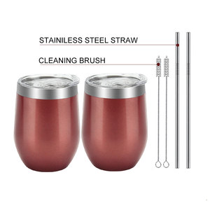 Vaso Térmico Moderno de Acero Inoxidable de 12oz con Aislamiento al Vacío, Tapa con Popote, Color y Logotipo Personalizables, Apto para Lavavajillas, Ecológico y Seguro para Alimentos - Product Image 4