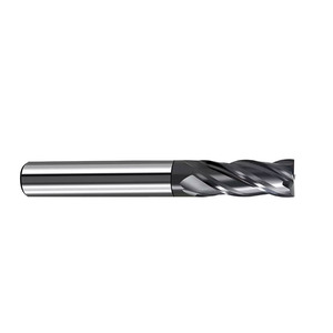 Fraise à quatre dents en acier au tungstène de 65 degrés, spéciale acier inoxydable, revêtement noir, pour usinage CNC - Product Image 5