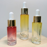 Flacon compte-gouttes en verre rose doré vide personnalisé pour sérum – Fournisseur direct usine