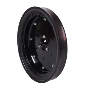 High Quality 2x16 Inch Rubber Tyre Farm Machine Narrow Spoke Gauge Wheel For Planter