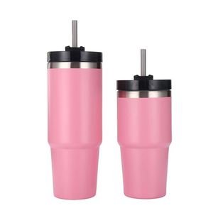 Gobelet isotherme portable en acier inoxydable de 20 oz pour étudiants, avec paille, idéal pour les trajets et les voyages sur le campus - Product Image 6