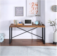 Bureau de style moderne TRIO Concord en bois d'acacia à bord naturel, pour usage commercial, mobilier d'extérieur, montage facile, fabriqué au Vietnam