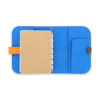 RPET Cahier de voyage à feuilles mobiles Journal de documents de passeport recyclé avec agenda ligné Planificateurs de papeterie promotionnels